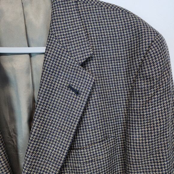 Austin Reed London Sport Coat Blazer Jacket Mens 43R Brown Tweed Academia Dapper - Picture 3 of 15